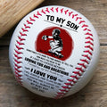 (BB59) - BAB054 - Dad To Son - Loving You And Breathing - Baseball Ball