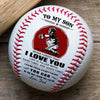 (BB61) - BAB056 - Dad To Son - Never Forget That - Baseball Ball