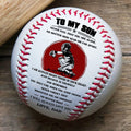 (BB62) - BAB057 - Dad To Son - I Will Always Love You - Baseball Ball