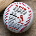 (BB87) - BAB028 - Dad To Son - You Are My Son - Baseball Ball