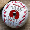 (BB91) - BAB081 - Dad & Mom To Our Son - Your Way Back Home - Baseball Ball