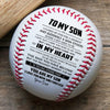 (BB92) BAB026 - Dad To Son - In My Heart - Baseball Ball