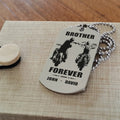 SD Call on me Brother - Brother Forever - Engraved Dog Tag Two Side