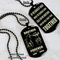 Call on me Brother - Brother Forever - Dragon ball Goku Vegeta - Soldier -Engraved Dog Tag Two Side