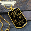 Br9 Call on me Brother - Dragon ball Goku Vegeta - Soldier - Engraved Dog Tag 18K gold all style