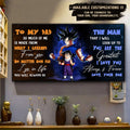 DR071 - To My Dad - Goku - Gohan - English - Horizontal Poster - Horizontal Canvas - Dragon Ball Canvas