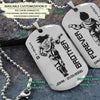 DRD030 - Brother Forever - Goku - Vegeta - Dragon Ball - Engrave Double Silver Dog Tag