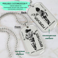 DRD030 - Brother Forever - Goku - Vegeta - Dragon Ball - Engrave Double Silver Dog Tag