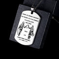 Engrave FFD003 - Call On Me Brother - French - Firefighter Dog Tag