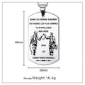 Engrave FFD003 - Call On Me Brother - French - Firefighter Dog Tag