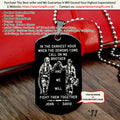 Engrave FFD010 - Call On Me Brother - English - Black Firefighter Dog Tag