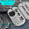 Engrave KAD012 - It's Not About Being Better Than Someone Else - It's About Being Better Than You Were The Day Before - Karate Silver Dogtag