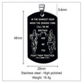 Engrave PLD004 - Call On Me Brother - Black - Police Dog Tag