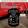 Engrave VKD004 - Call On Me Brother - English - Black - Viking Dog Tag