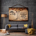 FM012 - To My Gorgeous Wife - I Love You Forever And Always - Family Canvas With The Wood Frame