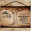 FM012 - To My Gorgeous Wife - I Love You Forever And Always - Family Canvas With The Wood Frame