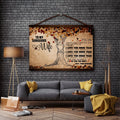 FM021 - To My Gogeous Wife - I Love You The Most - Family Canvas With The Wood Frame