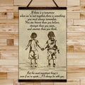 FM025 - If There Is A Tomorrow When We're Not Together - Family Canvas With The Wood Frame