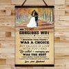 FM026 - To My Gorgeous Wife - I Love You Forever And Always - Family Canvas With The Wood Frame