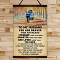 FM032 - To My Husband - You Are My Sunshine - Family Canvas With The Wood Frame