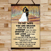 FM033 - To My Wife - You Are My Sunshine - Family Canvas With The Wood Frame