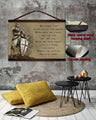 KT001 - Be Without Fear - English - Knight Templar Canvas With The Wood Frame