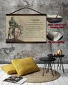 KT003 - I Choose - English - Knight Templar Canvas With The Wood Frame