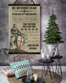 KT017 - Be Without Fear - English - Knight Templar Canvas With The Wood Frame