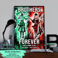 OP003 - Brothers Forever - Monkey D. Luffy - Roronoa Zoro - Vertical Poster - Vertical Canvas - One Piece Poster