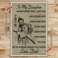 SA059 - To My Daughter - English - Vertical Poster - Vertical Canvas - Samurai Canvas