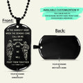 SD Call on me Brother Engraved Dog Tag