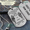 SDD014 - Call On Me Brother - German - Soldier Dog Tag - Engrave Silver Dog Tag