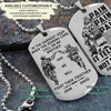 SDD027 - Call On Me Brother - English - PAIN - It Tell You - You Are Not Dead Yet - Slodier Dog Tag - Engrave Double Silver Dog Tag