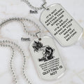 QT2 Dog Tag- Quitting Is Not- Dragon ball - Goku Vegeta- Soldier - Naruto - Engraved Dog Necklace All Style