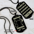 Call on me Brother - Brother Forever - Dragon ball Goku Vegeta - Soldier -Engraved Dog Tag Two Side