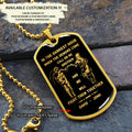 Br9 Call on me Brother - Dragon ball Goku Vegeta - Soldier - Engraved Dog Tag 18K gold all style