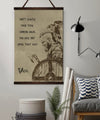 VK014 - Don't Waste  Your Time Looking Back - Ragnar - Viking Canvas With The Wood Frame