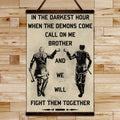 VK016 - Call On Me Brother - English - Viking Canvas With The Wood Frame