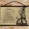 VK027 - I Choose - Ragnar - Viking Canvas With The Wood Frame