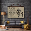 VK029 - To My Son - English - Viking - Viking Canvas With The Wood Frame