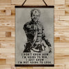 VK043 - I'm Not Going To Lose - Viking Canvas With The Wood Frame