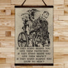 VK045 - If - Show No Mercy - Viking Canvas With The Wood Frame