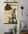 VK048 - Your Mind Is Your Best Weapon - Ragnar - Viking Canvas With The Wood Frame