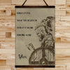 VK049 - Stand Alone - Ragnar - Viking Canvas With The Wood Frame