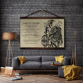 VK057 - Make No Mistake - Viking Canvas With The Wood Frame