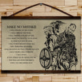 VK057 - Make No Mistake - Viking Canvas With The Wood Frame