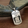 Engrave VKD002 - Call On Me Brother - German - Viking Dog Tag