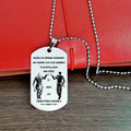 Engrave VKD003 - Call On Me Brother - French - Viking Dog Tag