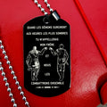 Engrave VKD006 - Call On Me Brother - French - Black - Viking Dog Tag