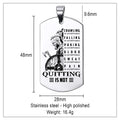 Engrave VKD008 - Quitting Is Not - Viking Dog Tag